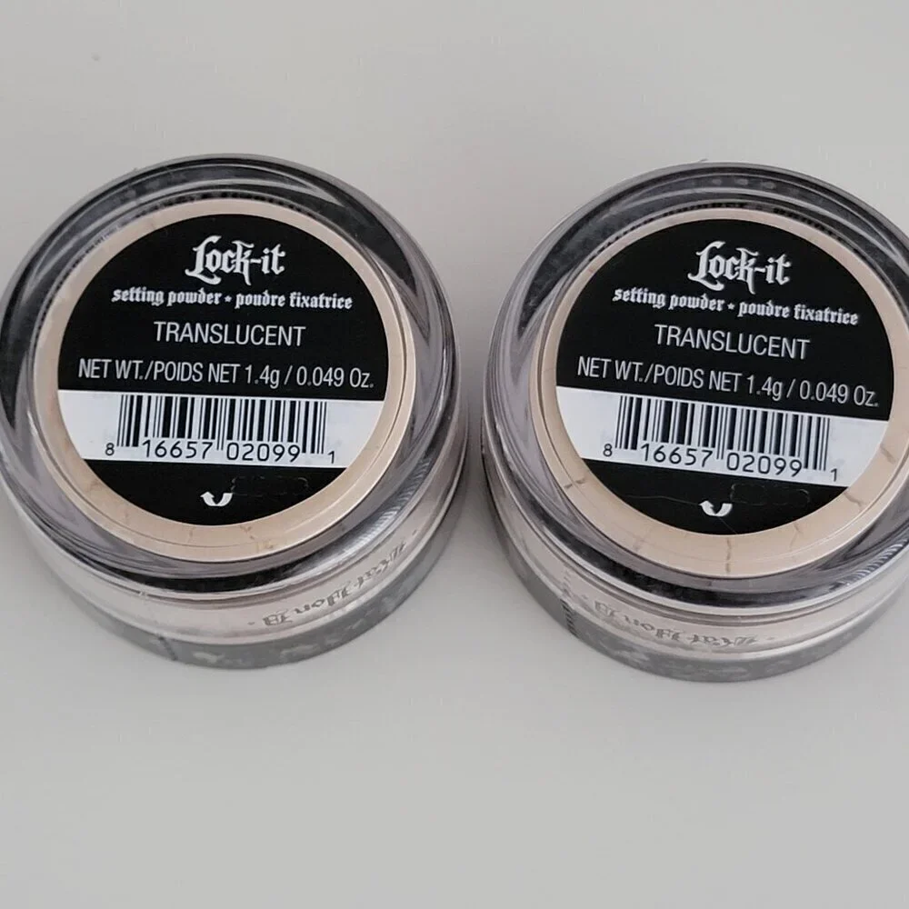 2 Kat Von D Mini Loose Setting Powder Translucent NEW Sealed Set of 2